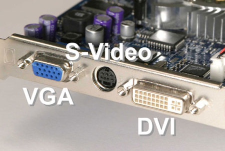 VGA, либо DVI