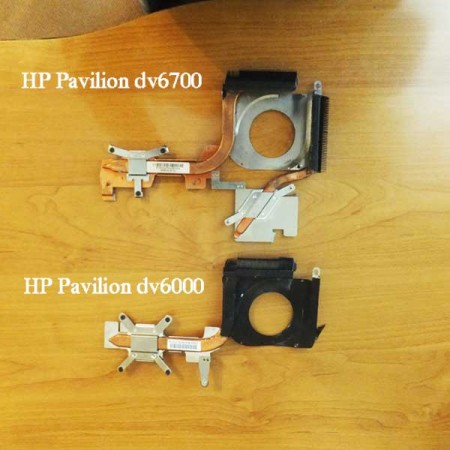 Система охлаждения HP Pavilion dv6