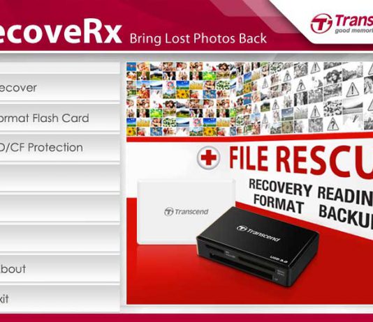 Как в программе Transcend RecoveRx восстановить потерянные файлы